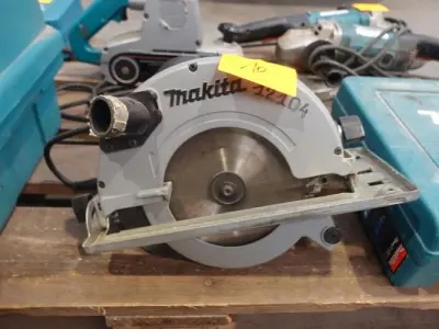 Elektrische Afkortzaagmachine Makita – kavel bij Openbare Verkopen, Zedelgem