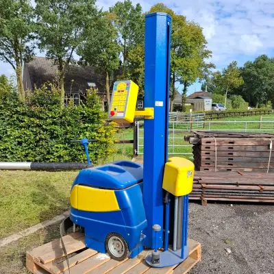 Semi automatische mobiele folie wikkelmachine Fromm, FR290 – kavel bij Onlineveilingmeester, Schaijk