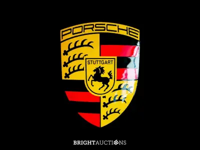 Porsche emaillebord | 54 x 40 cm – kavel bij Bright Auctions
