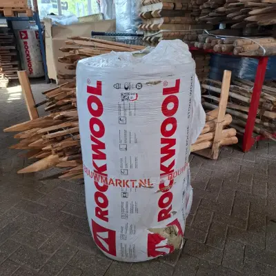 Ca. 40 rol a 2,5m2 Glaswol, Rockwool, Rockroof flexi plus – kavel bij Onlineveilingmeester, Schaijk