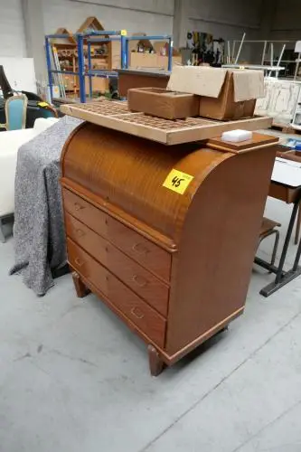 Zweedse secretaire + letterkast – kavel bij Openbare Verkopen, Ooigem
