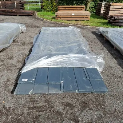 Ca. 14x Cementvezel planken James Hardie – kavel bij Onlineveilingmeester, Schaijk