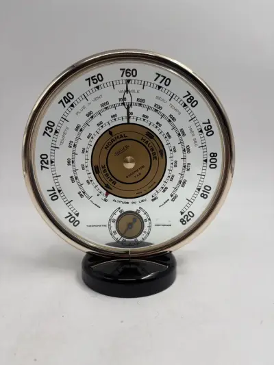 Vintage Jaeger skelet-barometer en thermometer (Model 7.A.B.) – kavel bij De Kringwinkel, Gent