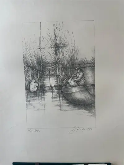 Litho J. Kooten 38/50 1992 – kavel bij Hammertime