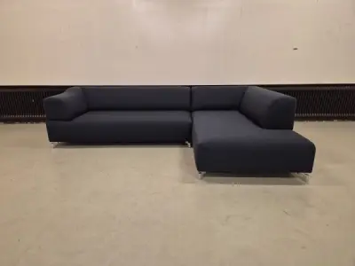 Leolux Faya Lobi - Hoekbank - Refurbished - Antraciet – kavel bij XL Auctions