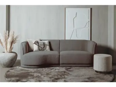 Tower Living - Leicester - Organische bank - Nieuw - Taupe – kavel bij XL Auctions