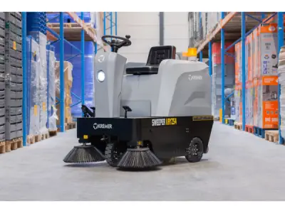 Kremer KRYZS4 professionele accu opzit veegmachine – kavel bij XL Auctions