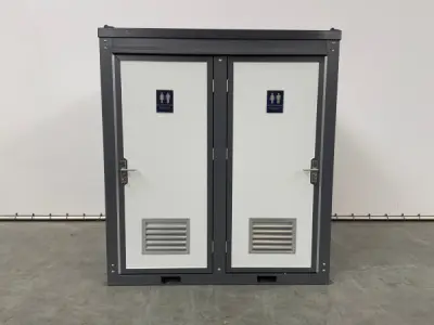 RTE sanitairunit dubbele toiletcabine 205x128x230cm – kavel bij XL Auctions