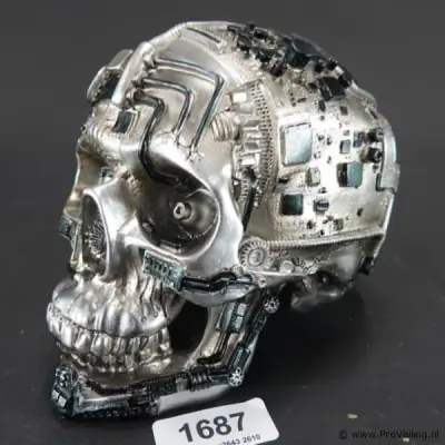 Steampunk schedel – kavel bij ProVeiling