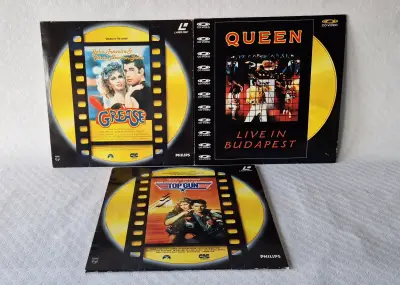 3 x 12-inch CD Video-platen (CDV) – kavel bij De Kringwinkel, Lochristi