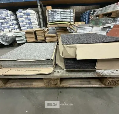 Restanten vloer – kavel bij Belga Veilingen, Peer