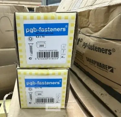 ± 2x PGB-Fasteners – kavel bij Belga Veilingen, Peer