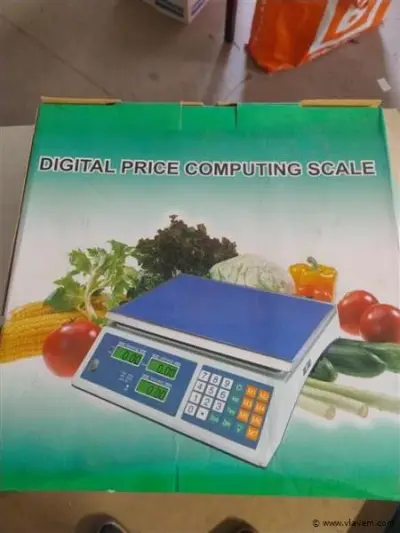 digitale weegschaal 200 gram tot max 30 kg – kavel bij Vlavem