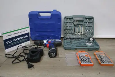 Worx 16V Accuboormachine met toebehoren – kavel bij GSD Auctions, Zoeterwoude