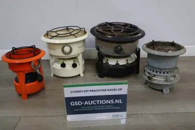 Set vintage petroleum-stellen waaronder Haller – kavel bij GSD Auctions, Zoeterwoude