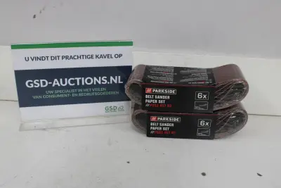 Parkside belt sander papier set PBSZ 457 B2 – kavel bij GSD Auctions, Zoeterwoude