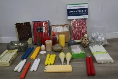 Grote verzameling Kaarsen – kavel bij GSD Auctions, Zoeterwoude