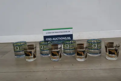 Set Borrelglazen – kavel bij GSD Auctions, Zoeterwoude