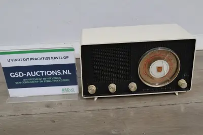 Philips vintage radio met ronde tuning display – kavel bij GSD Auctions, Zoeterwoude