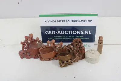 Oosterse Spekstenen Beeldjes – kavel bij GSD Auctions, Zoeterwoude