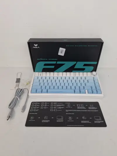 Ultieme Type-ervaring: AULA F75 Draadloos Mechanisch Toetsenbord (75% Layout) – kavel bij De Kringwinkel, Waardamme