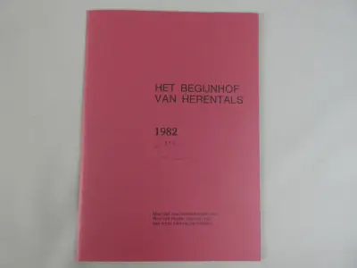 Kunstmap Het Begijnhof van Herentals - 1982 – kavel bij De Kringwinkel, Diest