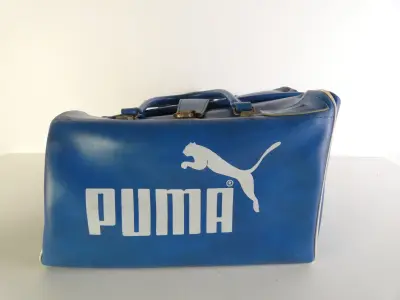 Vintage Puma sporttas/reistas – kavel bij De Kringwinkel, Heverlee