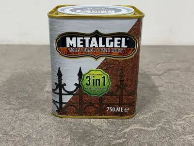 6x Metalgel 3-in-1 lak blauw glans 750ml – kavel bij XL Auctions
