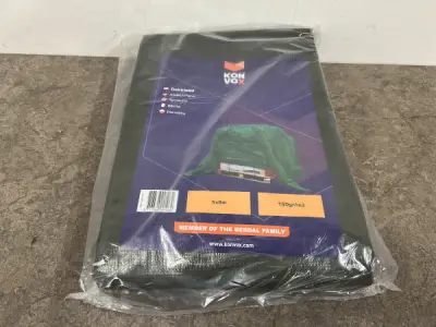 Konvox Dekkleed 5x8m 150gr/m2 groen – kavel bij XL Auctions