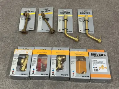 Sievert gasbrander toebehoren set 9-delig – kavel bij XL Auctions