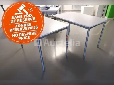 2 Kantoortafels – kavel bij Auctelia, Bruxelles