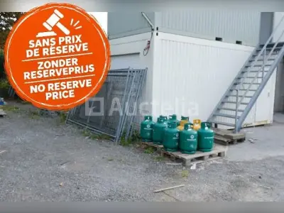 Geassembleerde kantoorcontainers – kavel bij Auctelia, Bruxelles