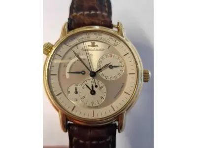 1 Armbanduhr *** Jaeger Le Coultre*** Geographique – kavel bij Zoll-Auktion, München