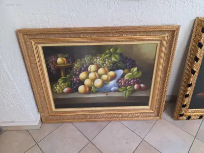 Olieverfschilderij op doek Stilleven – kavel bij Auctim, Gembloux