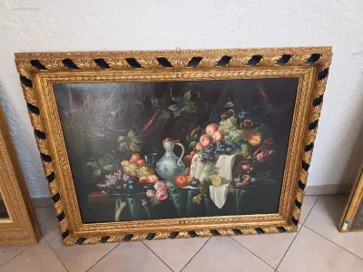 Olieverfschilderij op doek J. Buch Stilleven – kavel bij Auctim, Gembloux