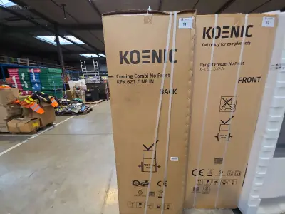 Koel-vriescombinatie Koenic KFK621CNFIN – kavel bij Auctim, Aartselaar