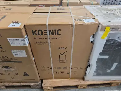 Droogkast Koenic KTD8336B – kavel bij Auctim, Aartselaar