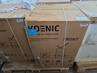 Vaatwasser Koenic KDW6021-1CFS – kavel bij Auctim, Aartselaar