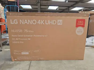 Televisie LG 75NU850B6LA – kavel bij Auctim, Aartselaar