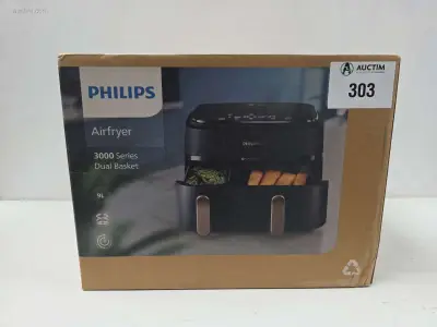 Airfryer Philips 3000 Series Dual Basket NA352 – kavel bij Auctim, Aartselaar