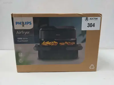 Airfryer Philips 1000 Series Dual Basket NA154 – kavel bij Auctim, Aartselaar