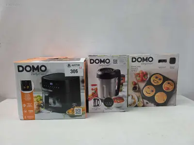 (3x) Diverse kleine keukenapparaten Domo – kavel bij Auctim, Aartselaar