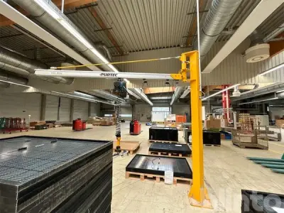 Säulenschwenkkran PURTEC SSK-K (2016) – kavel bij Blinto, Dresden
