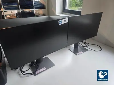 2 x Dell 24 inch monitor – kavel bij Plaats Je Bod, Weesp