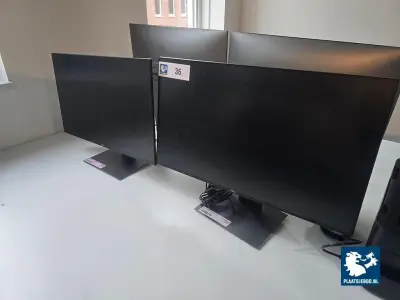 2 x Dell 24 inch monitor – kavel bij Plaats Je Bod, Weesp