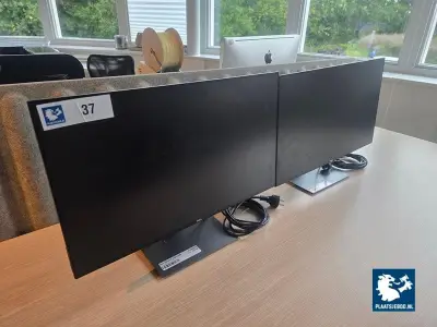 2 x Dell 24 inch monitor – kavel bij Plaats Je Bod, Weesp
