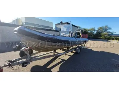 1 Schlauchboot 6.5 der Fa Deutsche Schlauchboot GmbH mit Harbeck Trailer – kavel bij Zoll-Auktion, Hamburg