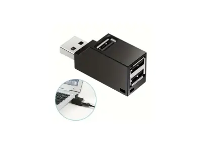 Hoge-Snelheid USB 3.0 Hub Adapter – 3 Poorten + Kaartlezer – kavel bij XL Auctions