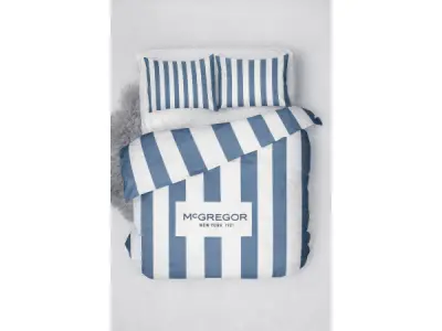 McGregor dekbedovertrek – Donkerblauw – 200×200/220 – kavel bij XL Auctions