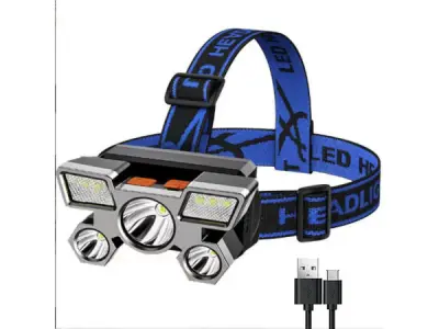 Ultra Krachtige LED Hoofdlamp USB-C Oplaadbaar – kavel bij XL Auctions